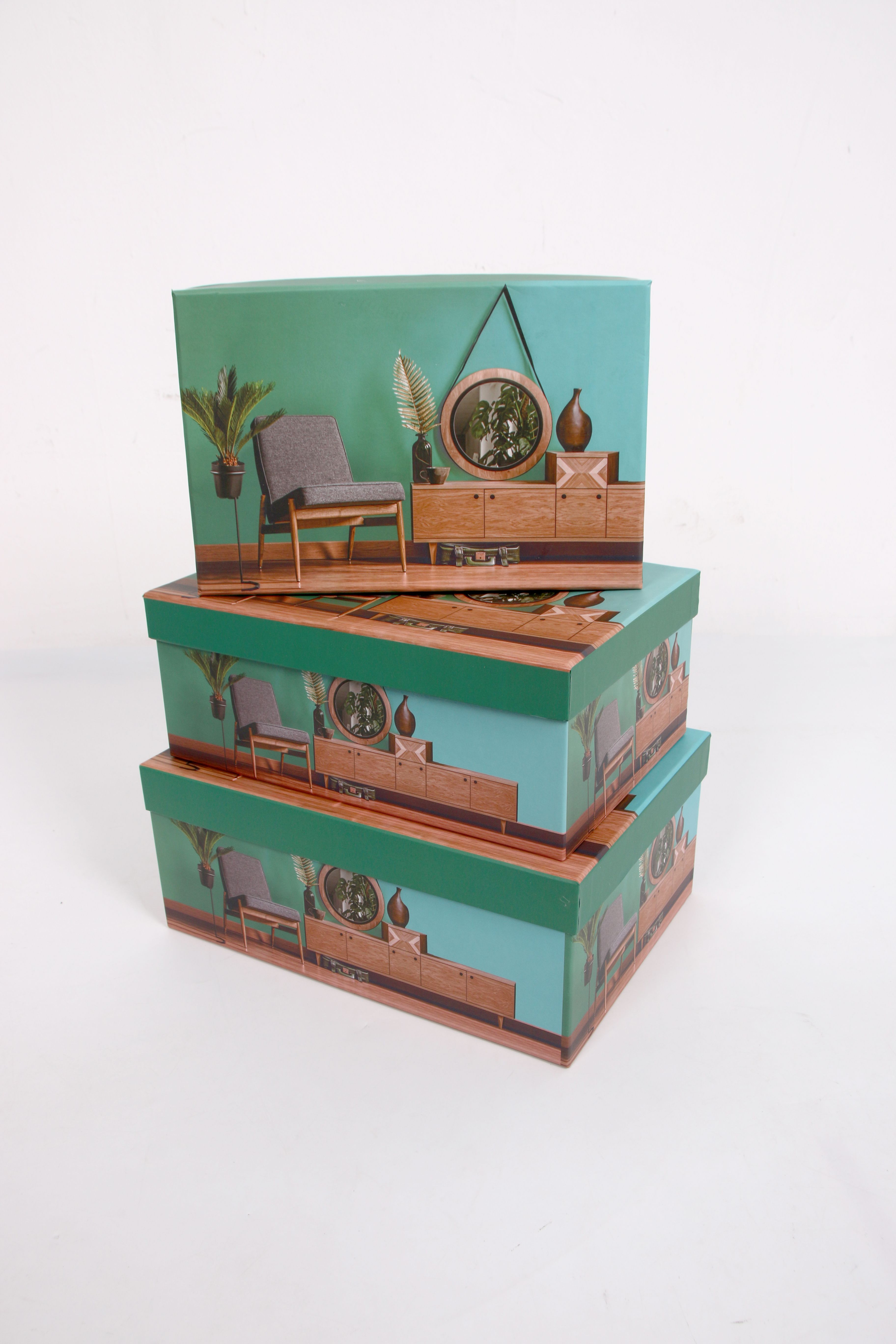 Square gift box, exquisite Korean-style gift box, large packaging box, birthday business return gift box