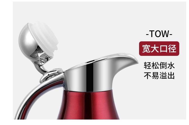 304 stainless steel vacuum insulated water kettle, large-capacity household thermos, coffee pot, hotel and restaurant teapot detail image 15