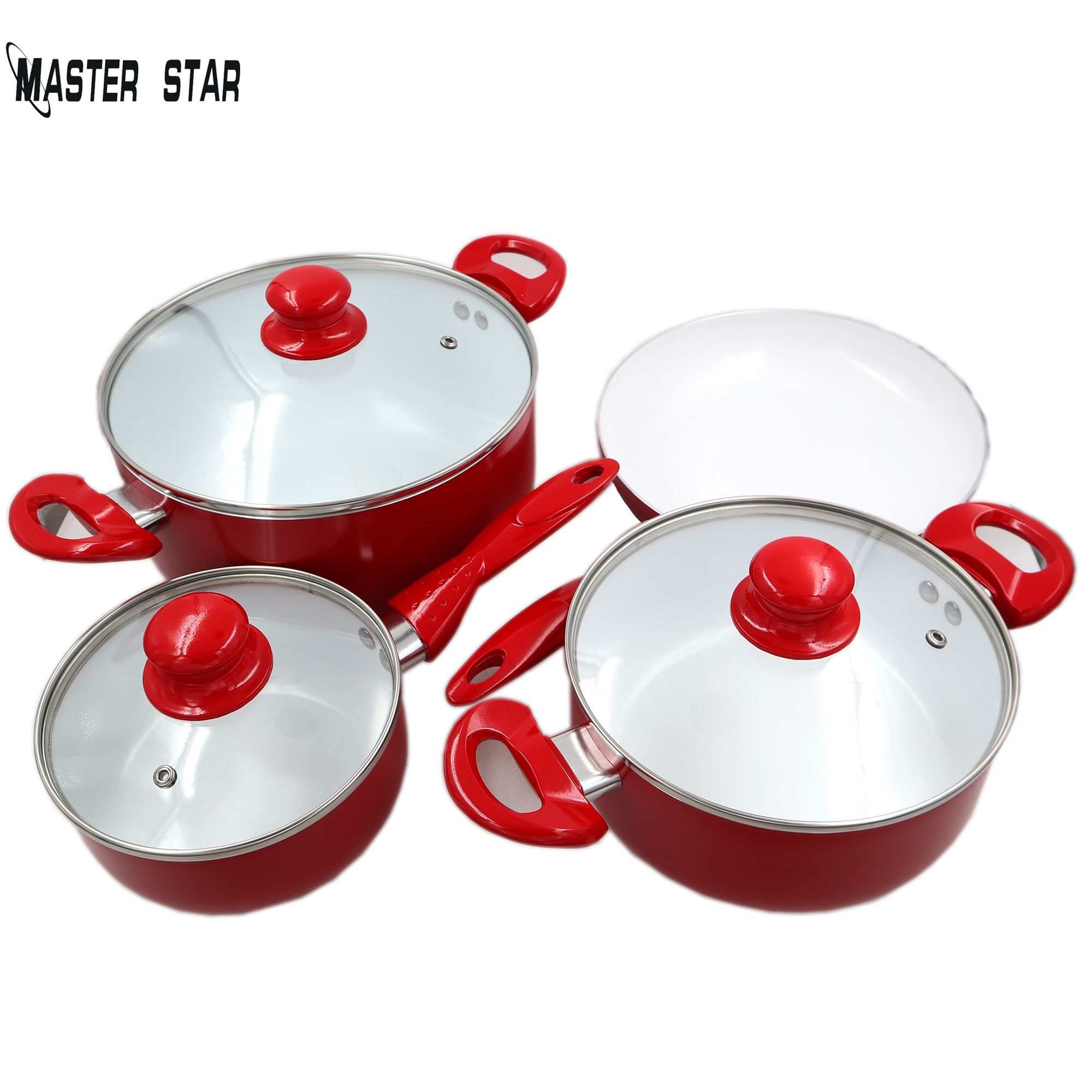 A 7-piece set of pot