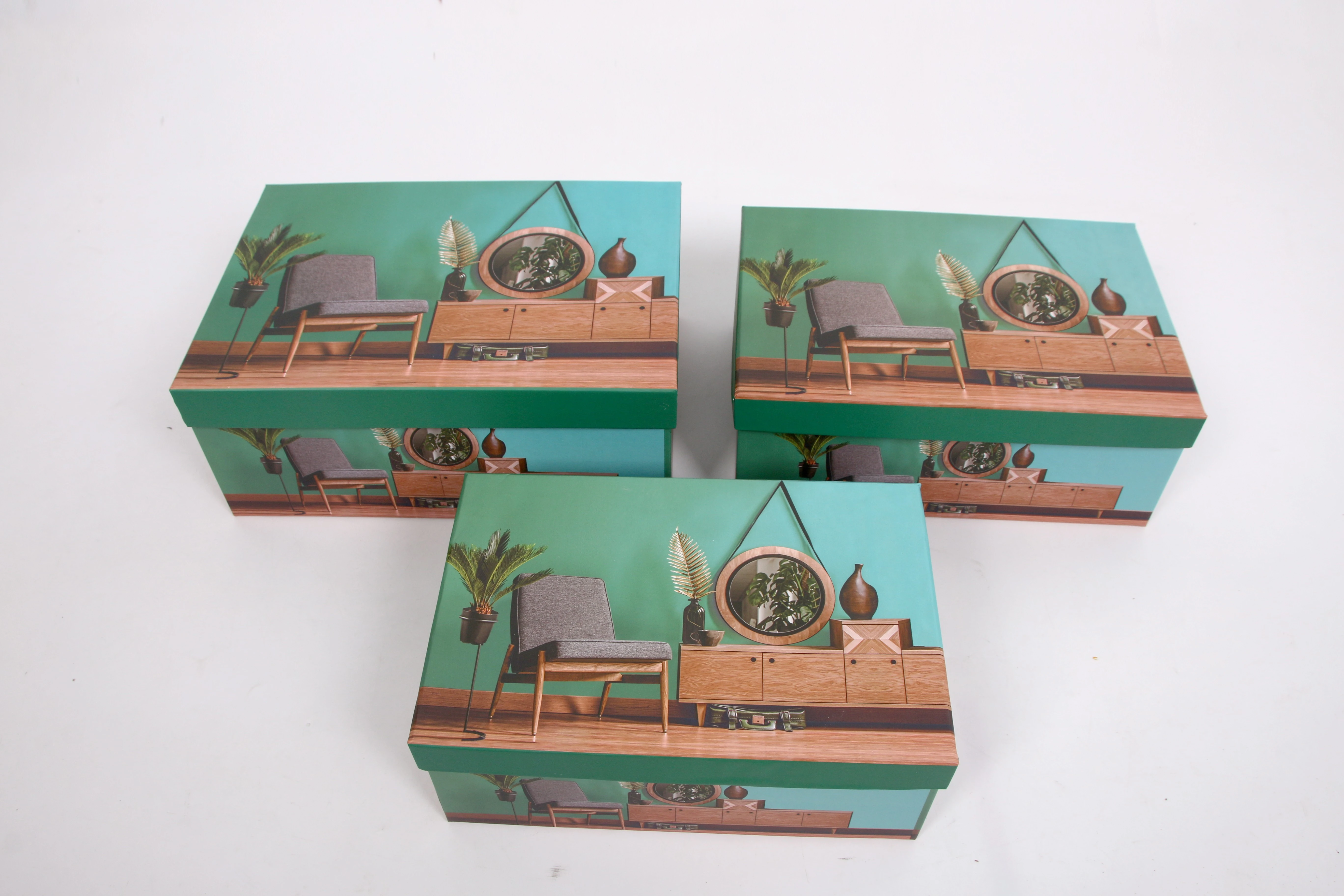 Square gift box, exquisite Korean-style gift box, large packaging box, birthday business return gift box detail image 6