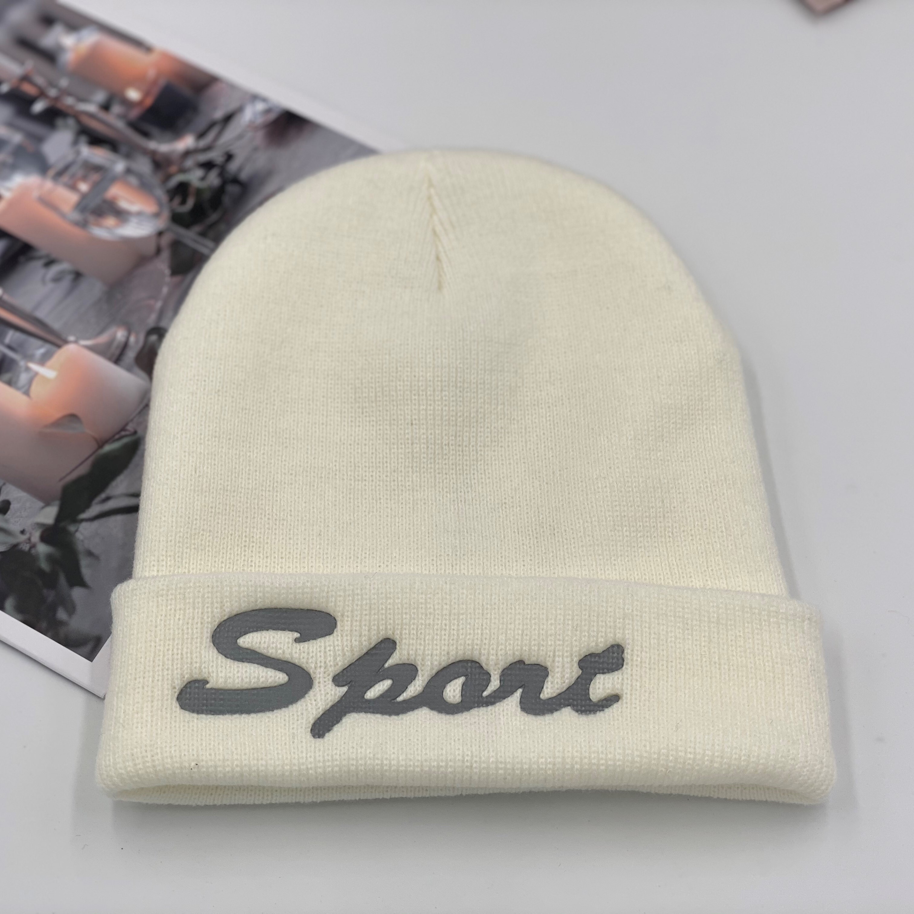 A knitted woolen cap for women, a versatile Korean style for autumn and winter; a casual and warm street couple's pullover cap for men detail image 15