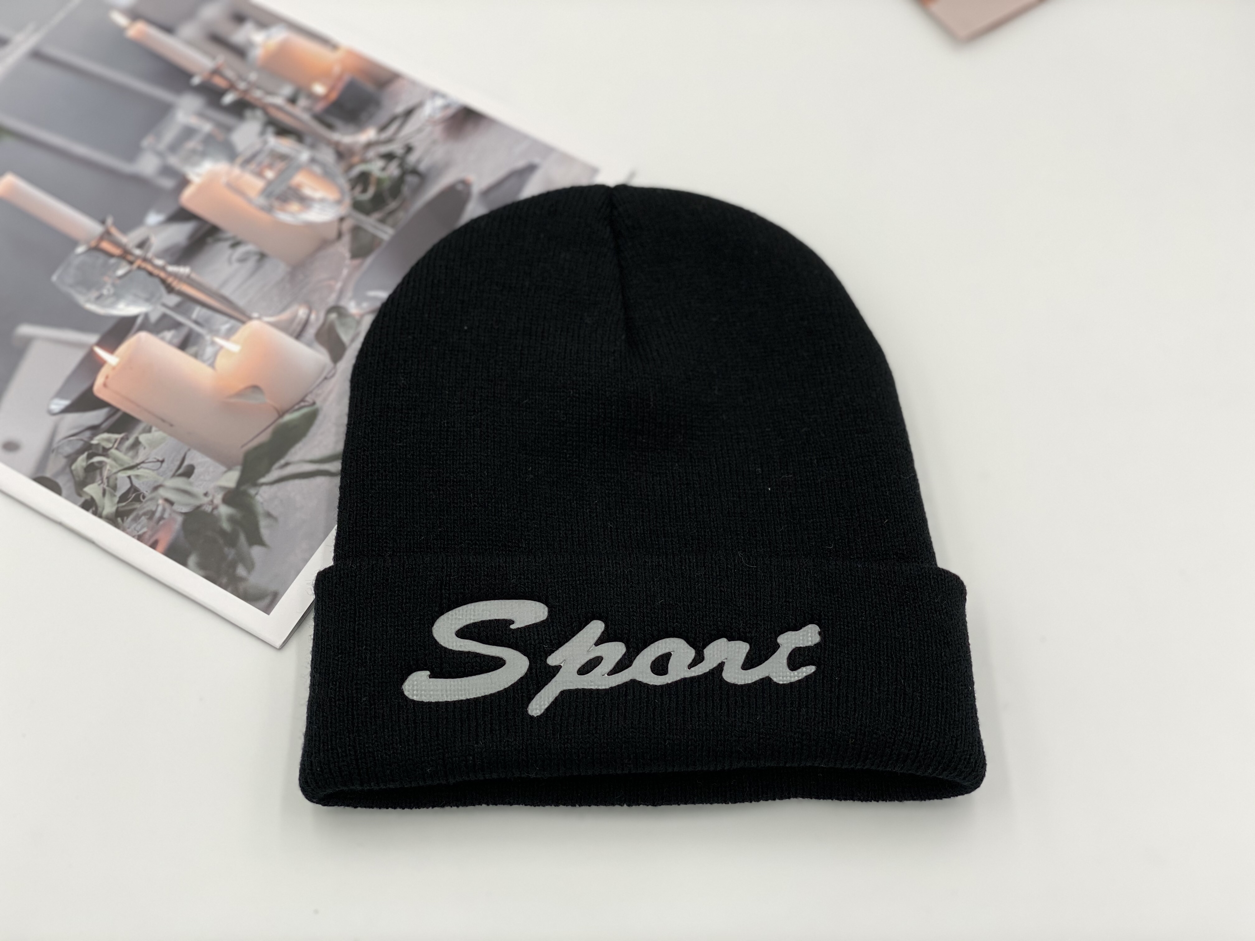 A knitted woolen cap for women, a versatile Korean style for autumn and winter; a casual and warm street couple's pullover cap for men detail image 11