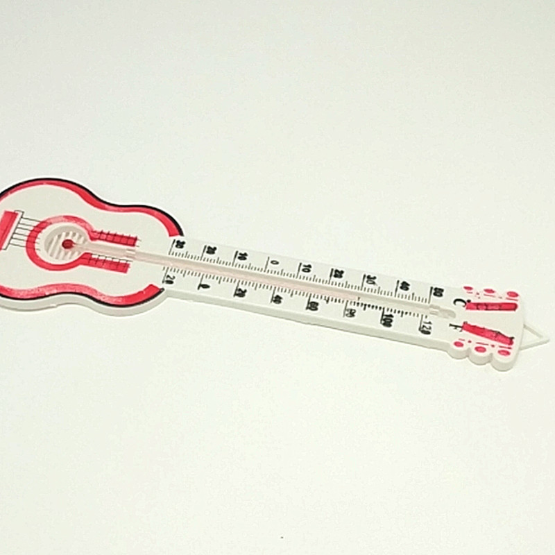 袋装吉他型塑料温度计，家用温度计厂价销售详情图4