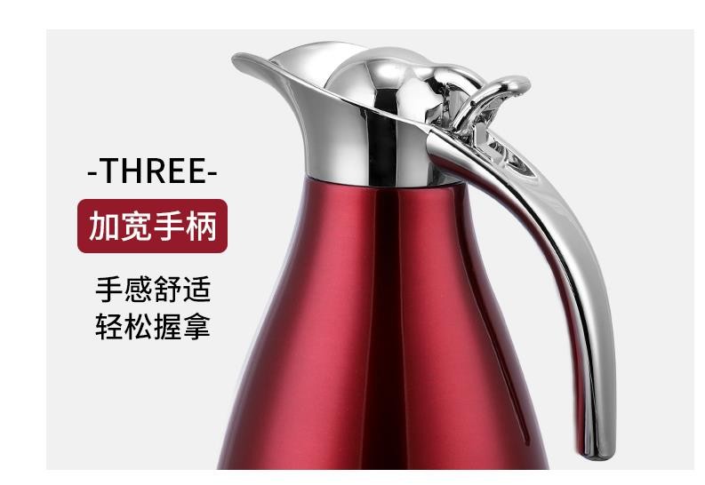 304 stainless steel vacuum insulated water kettle, large-capacity household thermos, coffee pot, hotel and restaurant teapot detail image 16