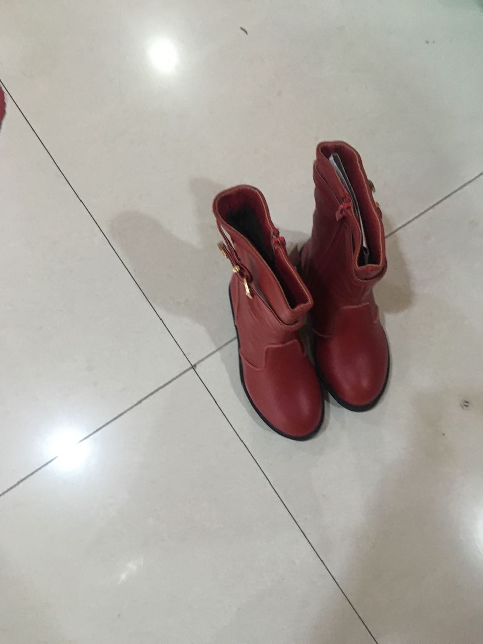 红色童靴详情图1