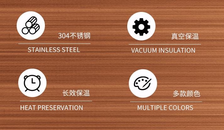 304 stainless steel vacuum insulated water kettle, large-capacity household thermos, coffee pot, hotel and restaurant teapot detail image 4