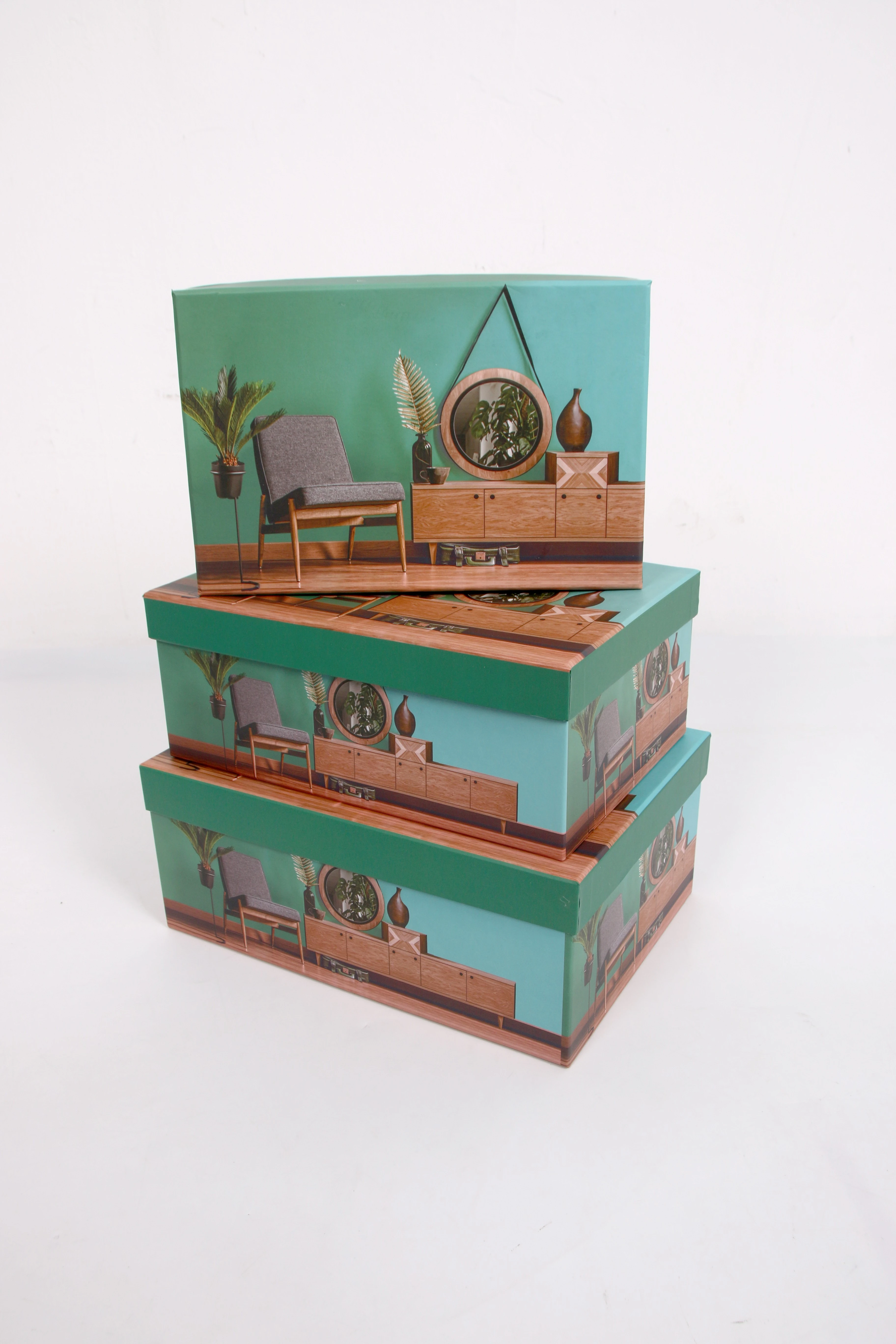 Square gift box, exquisite Korean-style gift box, large packaging box, birthday business return gift box detail image 5