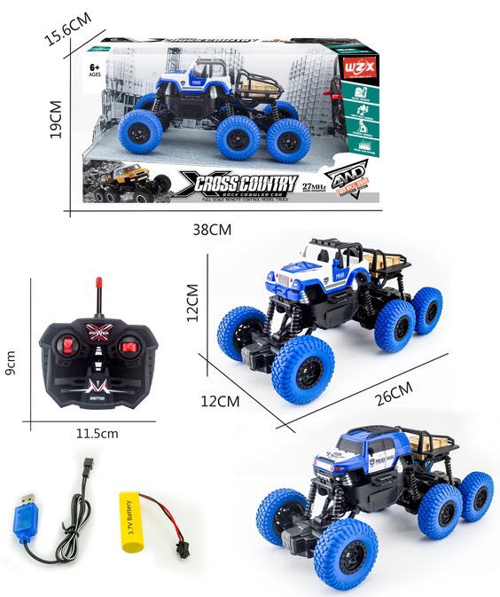 Wholesale of six-wheel off-road remote control car toys pic 4