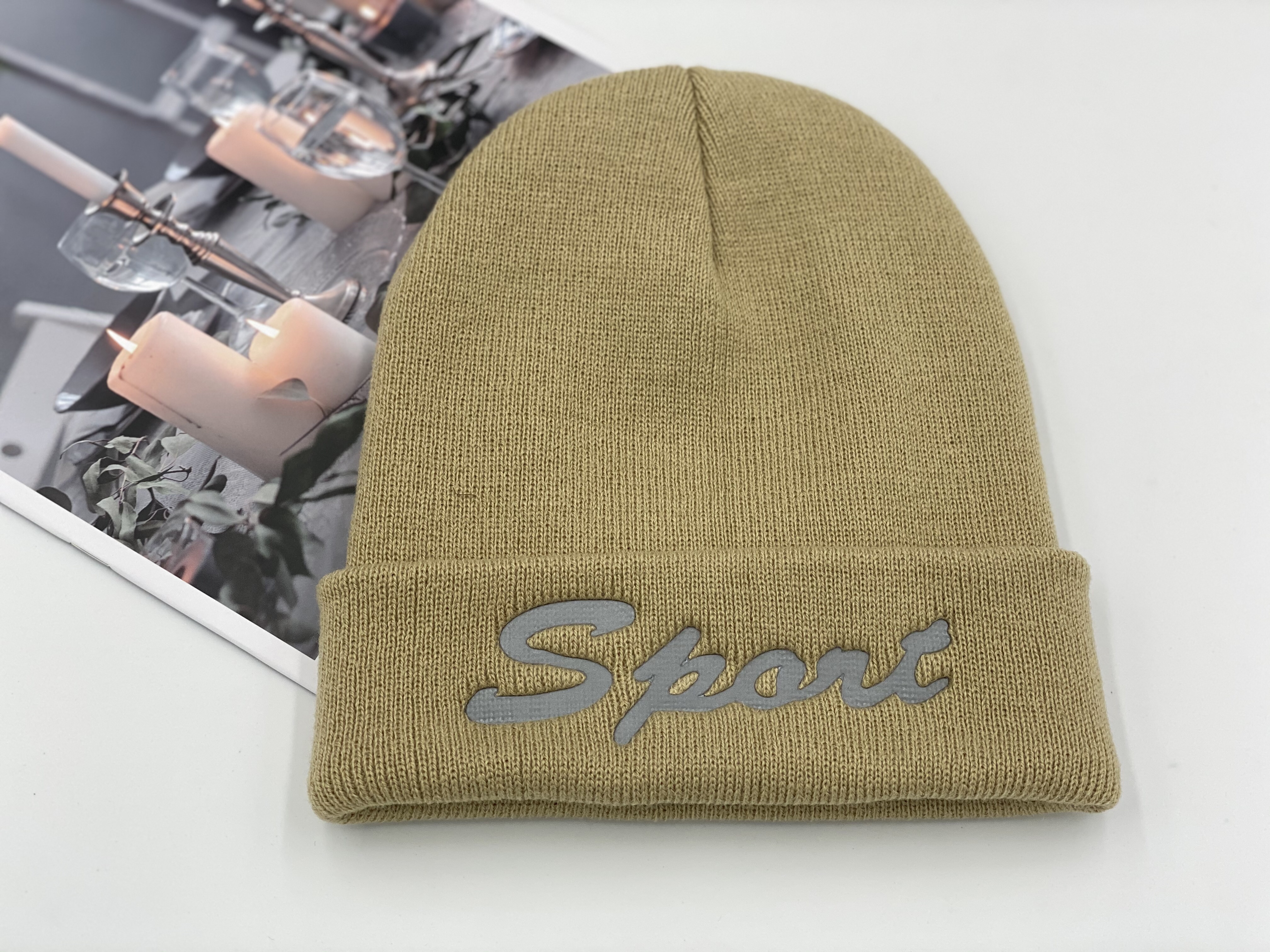 A knitted woolen cap for women, a versatile Korean style for autumn and winter; a casual and warm street couple's pullover cap for men detail image 14