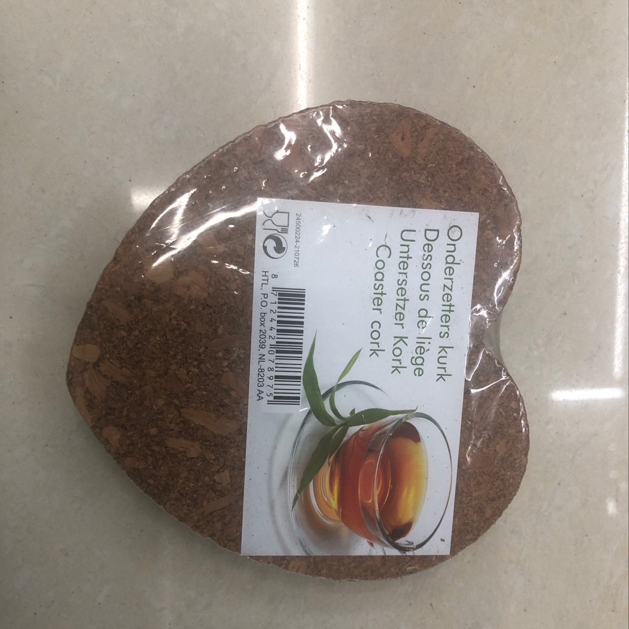 Heart-Shaped Cork Cushion