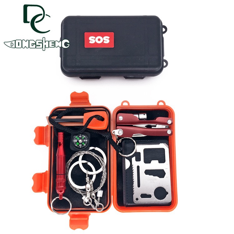 跨境专供 户外急救盒  野营多功能工具应急装备套装详情图4