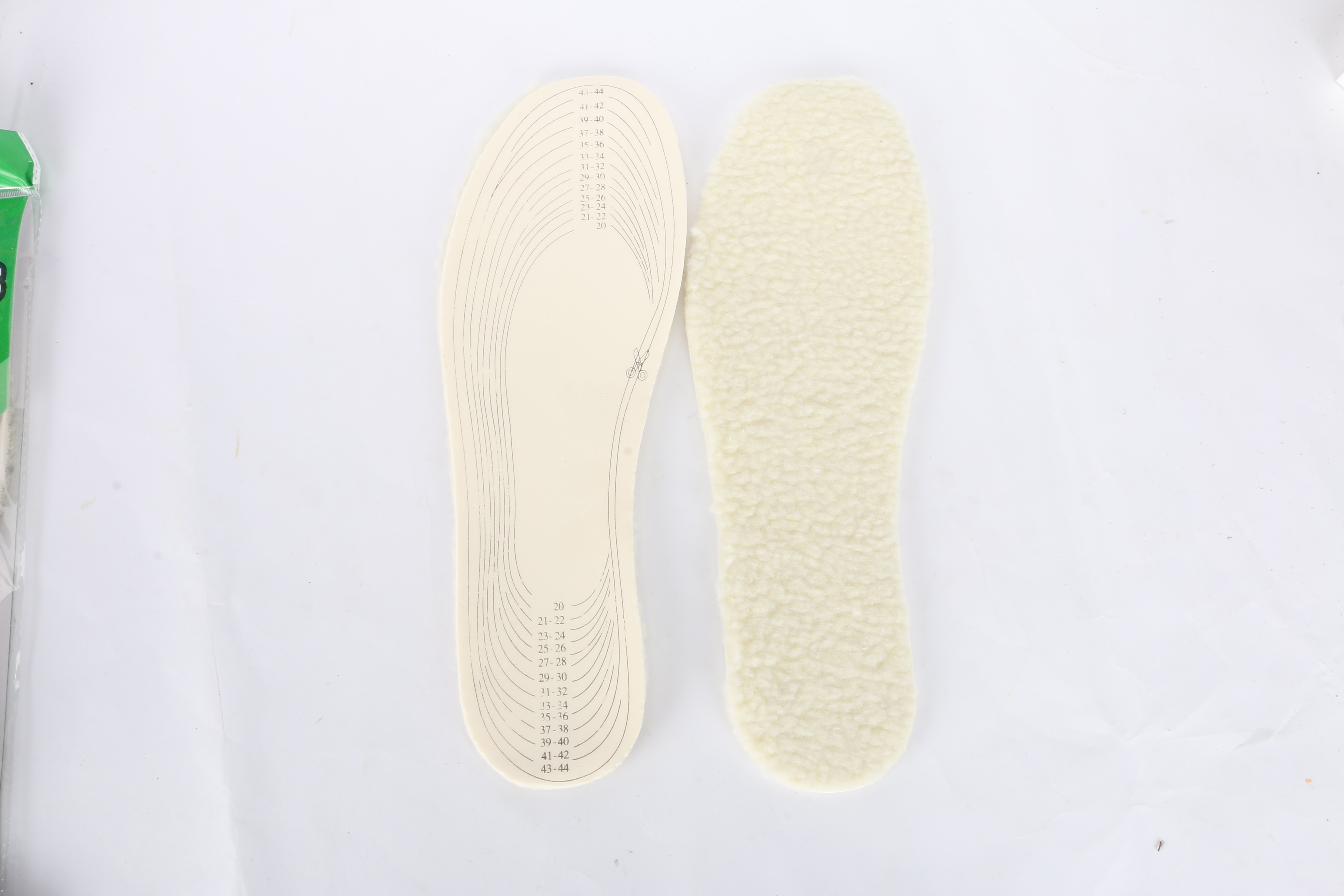 Latex thermal insoles, wool insoles, freely customizable insoles, lamb hair thermal insoles wholesale for men Item Picture