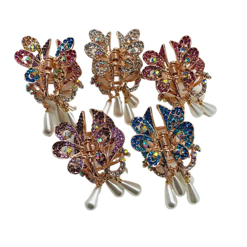 Korean rhine-drill clip clip Bangs top sweet headdress clip clip Hair clip clip bow clip clip clip clip grab the headdress full figure