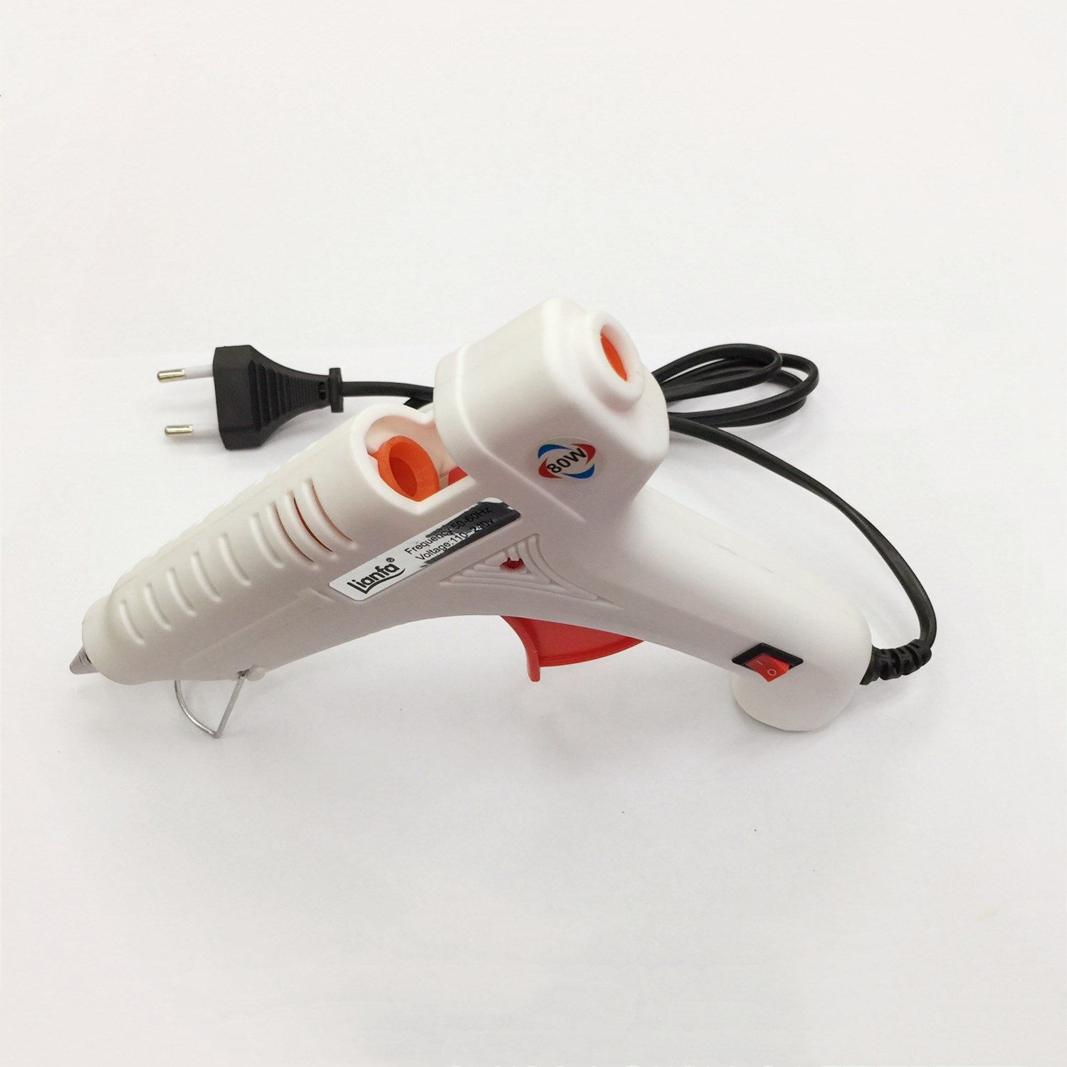 80瓦白色带开关大胶枪工厂用胶枪家用胶枪