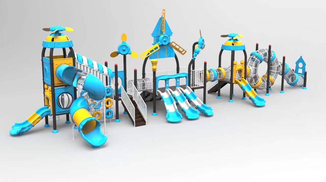 2020 Outdoor Colorful Windmill Theme Slide