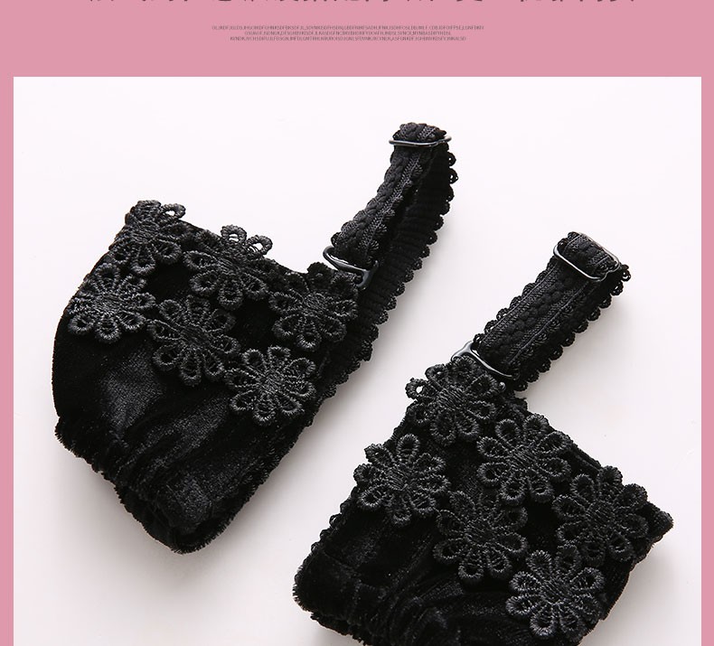 热销爆款防掉跟束鞋套优雅性感时尚韩国绒高跟鞋后跟固定束鞋套详情3