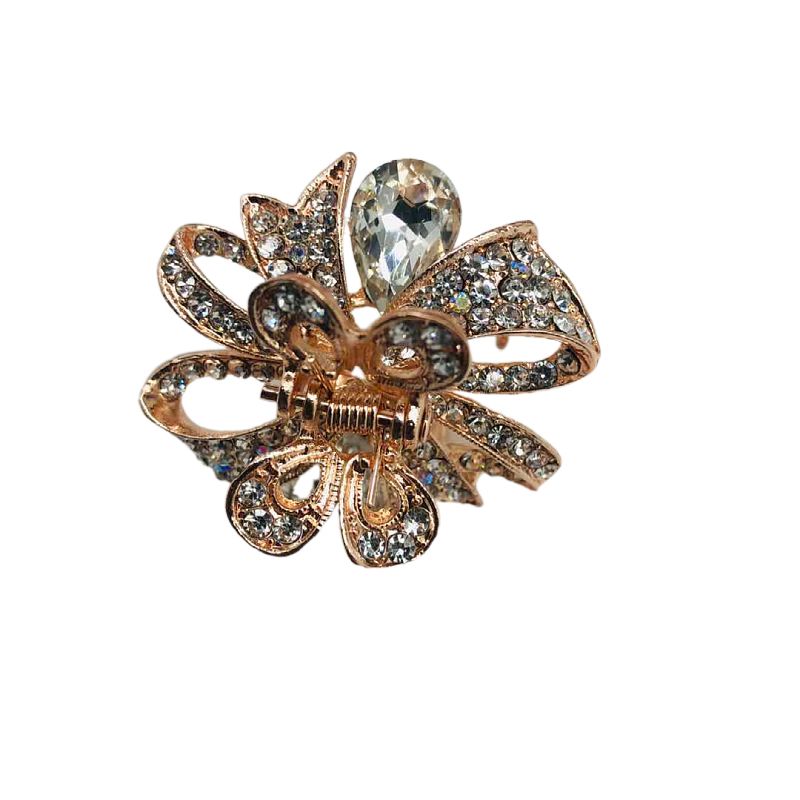Korean alloy head jewelry fashion grab clip hair accessories new women's full diamond-strange hand hair clip Taobao sales Application Scenario