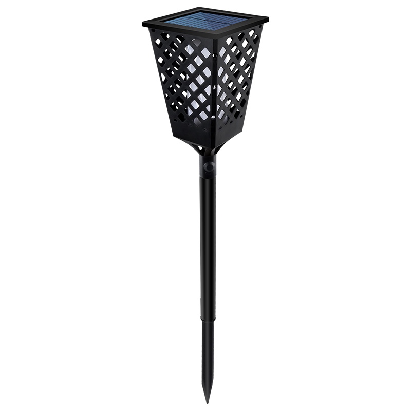 Solar energy square insert type flame lamp waterproof lighting torch lamp garden lawn lamp outdoor garden landscape torch lamp