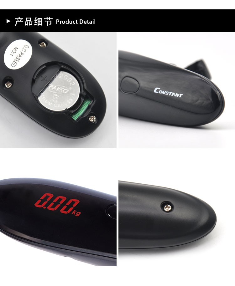 14192-731E Backlit luggage scale, portable Mini 50kg travel Electronic scale, wholesale for export, Constant detail image 2