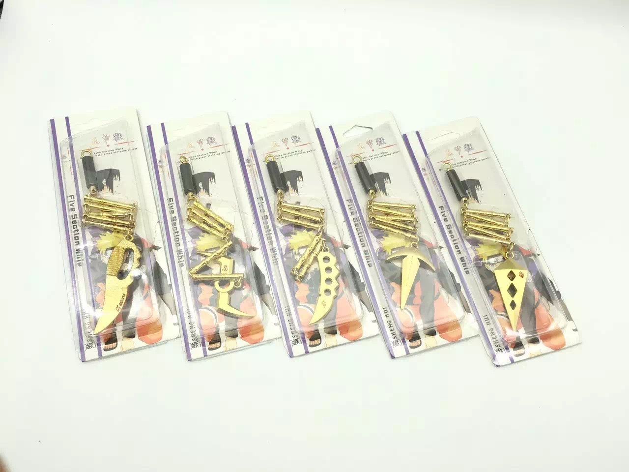 The five-section whip, a weapon from the anime series "Naruto"