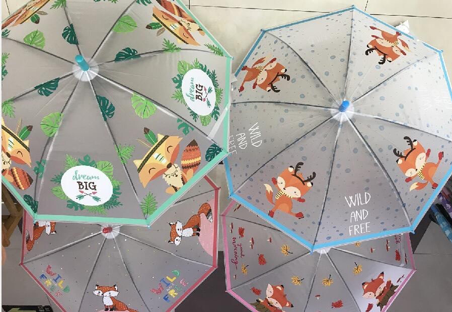 50公分儿童雨伞8股伞架