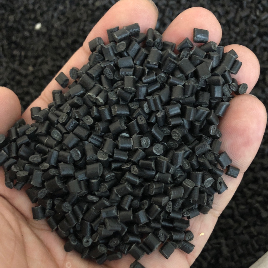 First-grade black granular PP details Picture