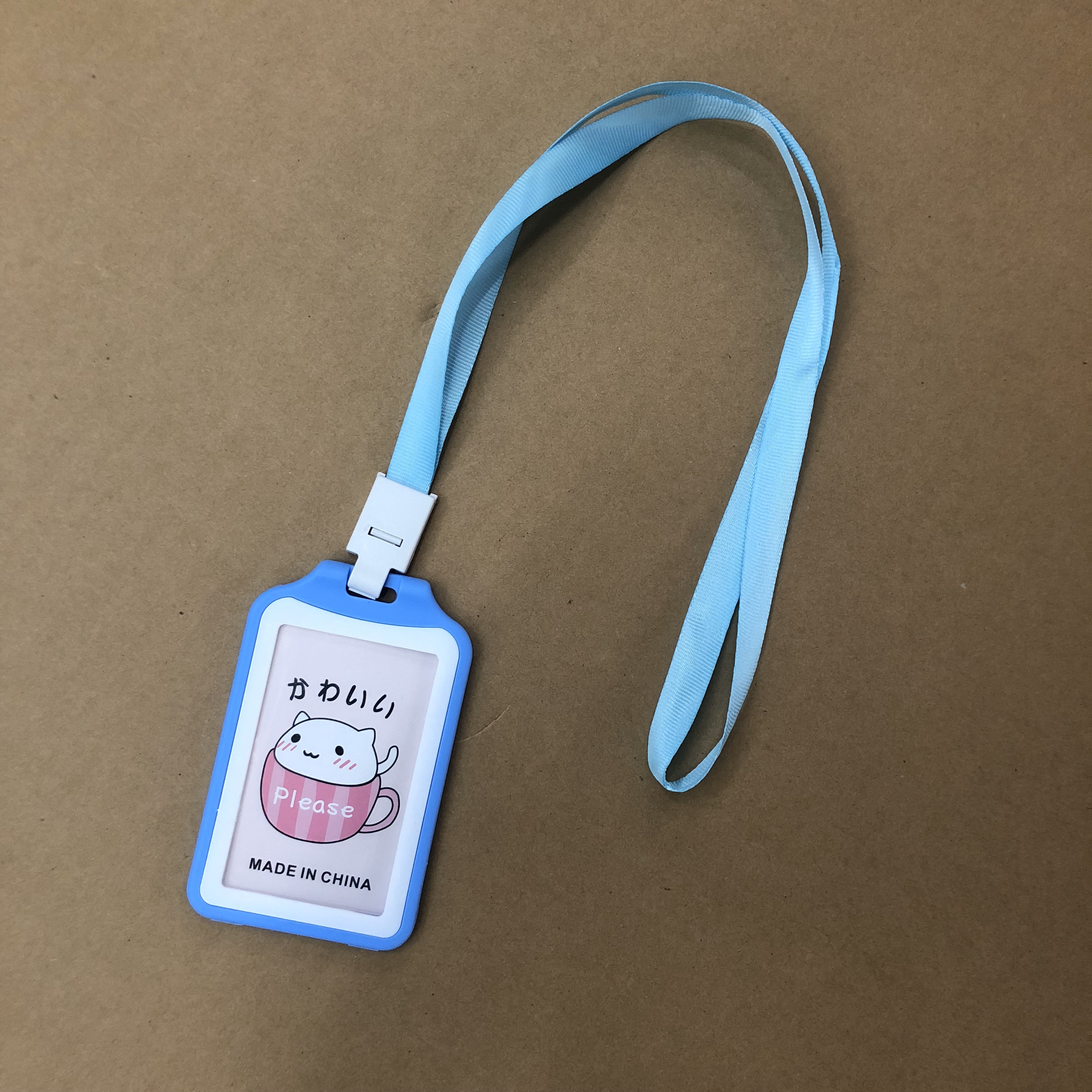 美人尖工作证件卡套学校展会证饭卡公交地铁保护套胸牌挂绳厂牌套详情图7