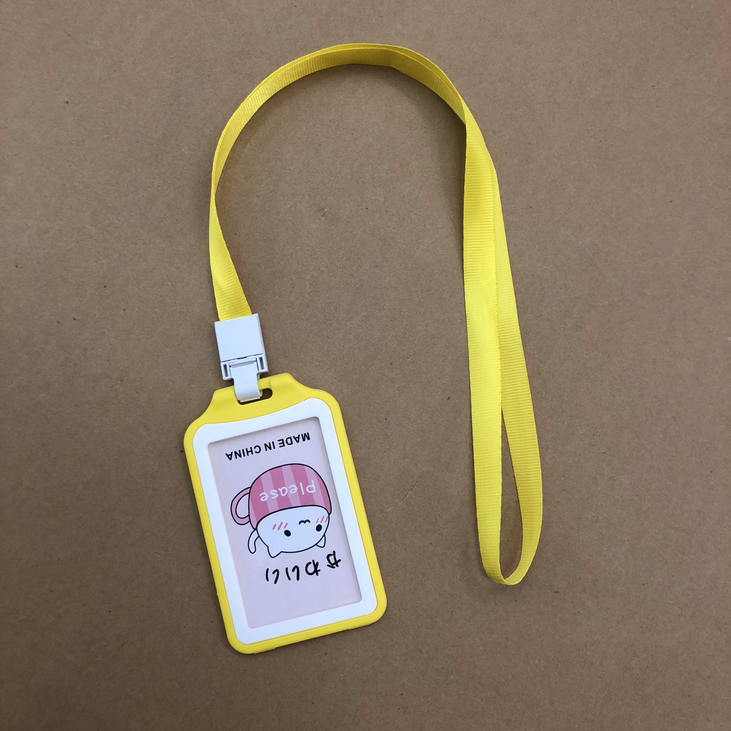 美人尖工作证件卡套学校展会证饭卡公交地铁保护套胸牌挂绳厂牌套详情图8