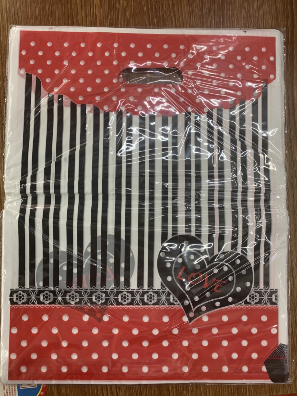 Striped Love Gift Bag