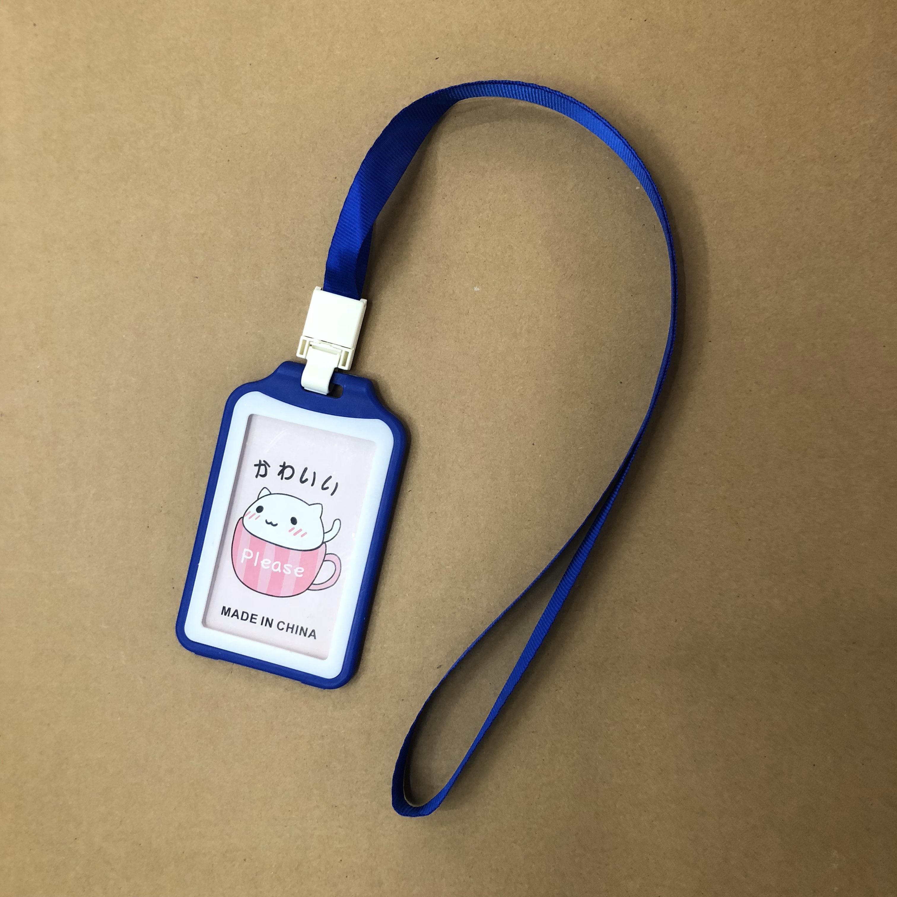 美人尖工作证件卡套学校展会证饭卡公交地铁保护套胸牌挂绳厂牌套详情图3