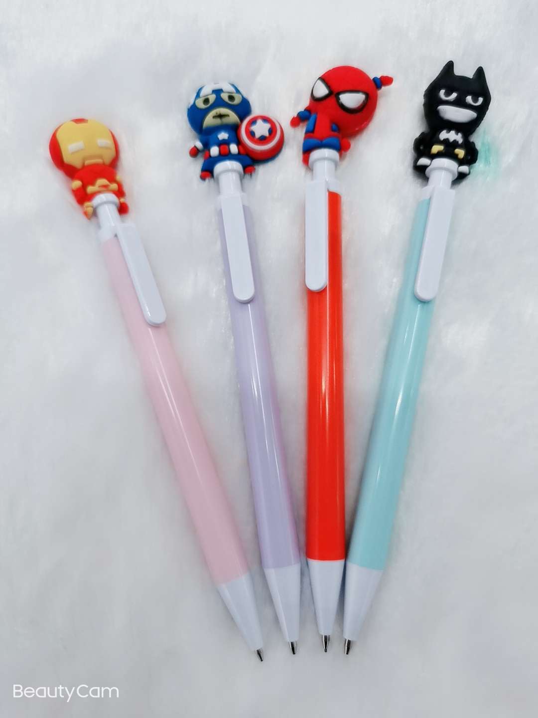 韩版卡通硅胶自动铅笔超级英雄0.5mm活动铅笔儿童学习文具考试专用笔