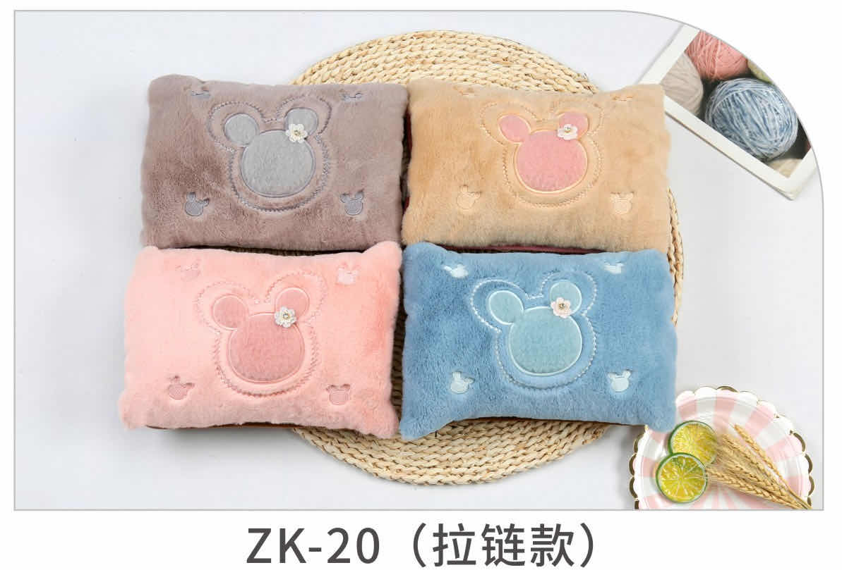 Hot Water bag Rechargeable hand warm water bag cute plush electric warm water cartoon pillow warm baby ZK20 thumbnail
