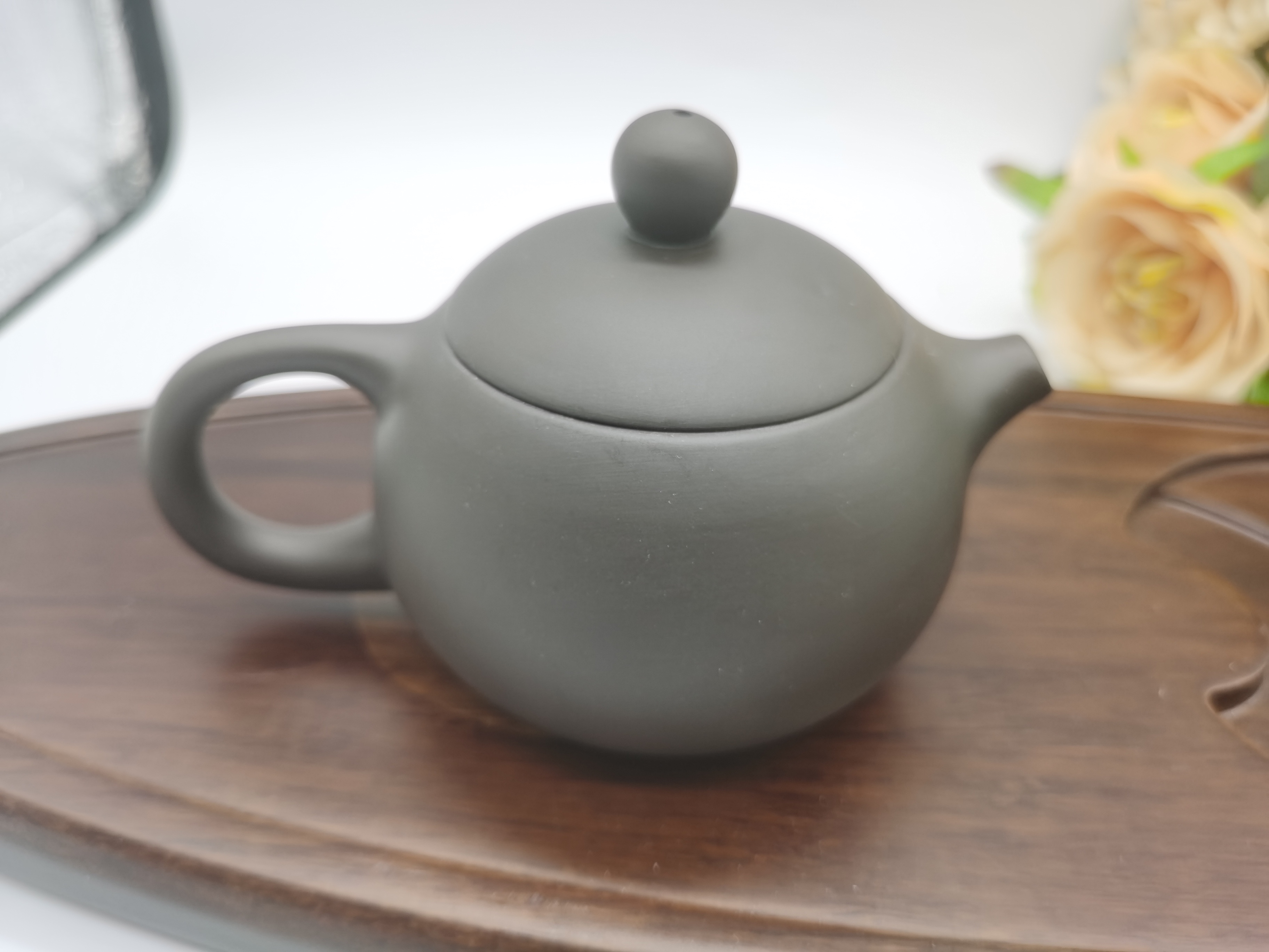 Zisha travel Kung Fu tea set, portable outdoor travel car tea pot, Quick Guest cup, one pot, four cups 032 undefined