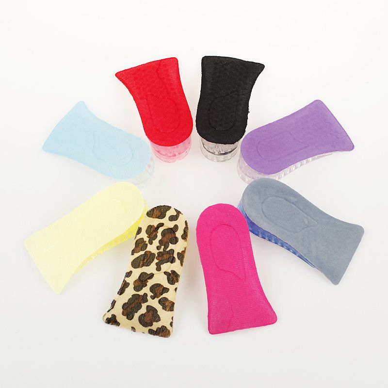Factory direct sales and wholesale of inner height-increasing insoles made of silicone with 2 and a half layers, inner height-increasing invisible and transparent insoles full figure