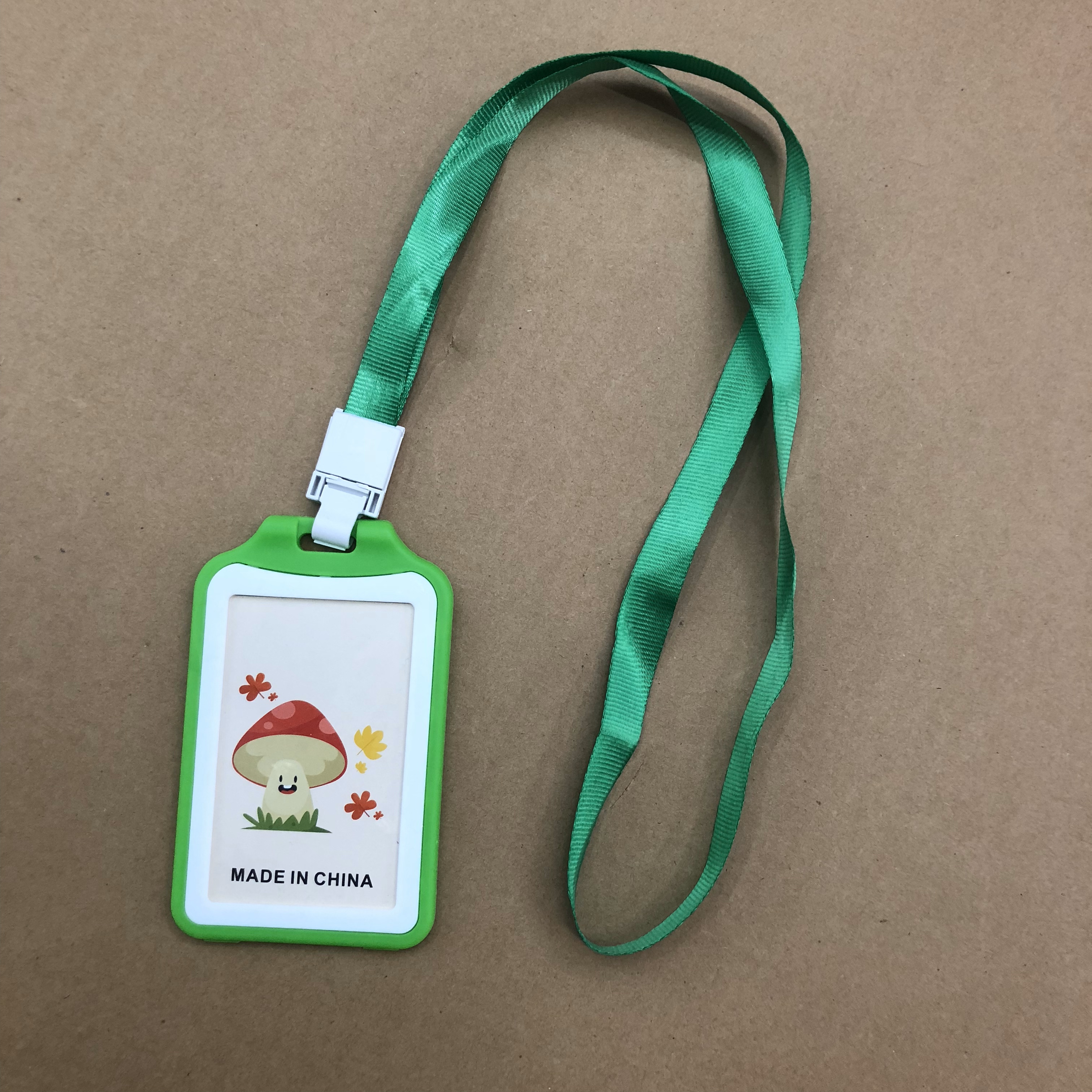 美人尖工作证件卡套学校展会证饭卡公交地铁保护套胸牌挂绳厂牌套详情图6