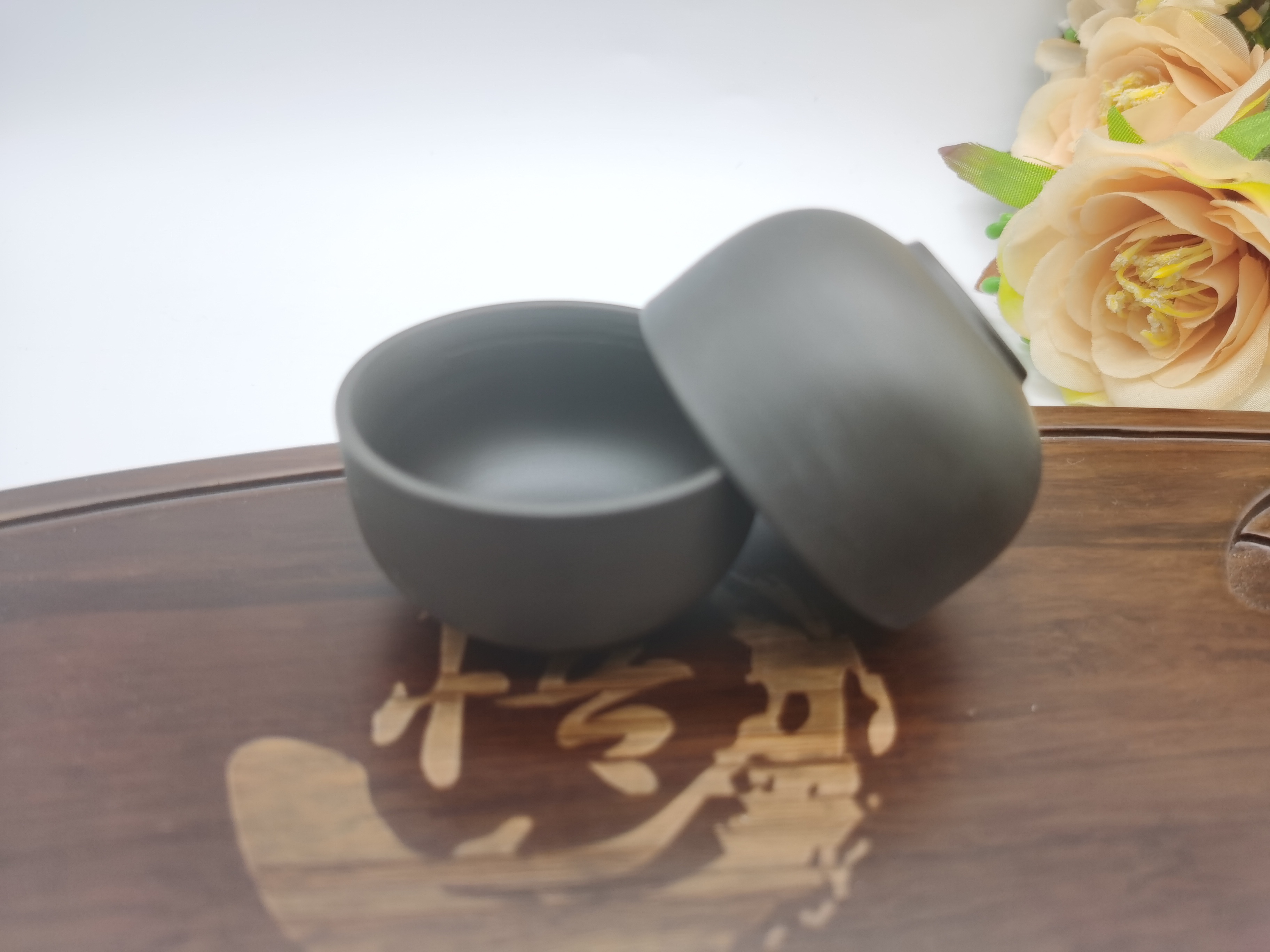 Zisha travel Kung Fu tea set, portable outdoor travel car tea pot, Quick Guest cup, one pot, four cups 032 detail image 9