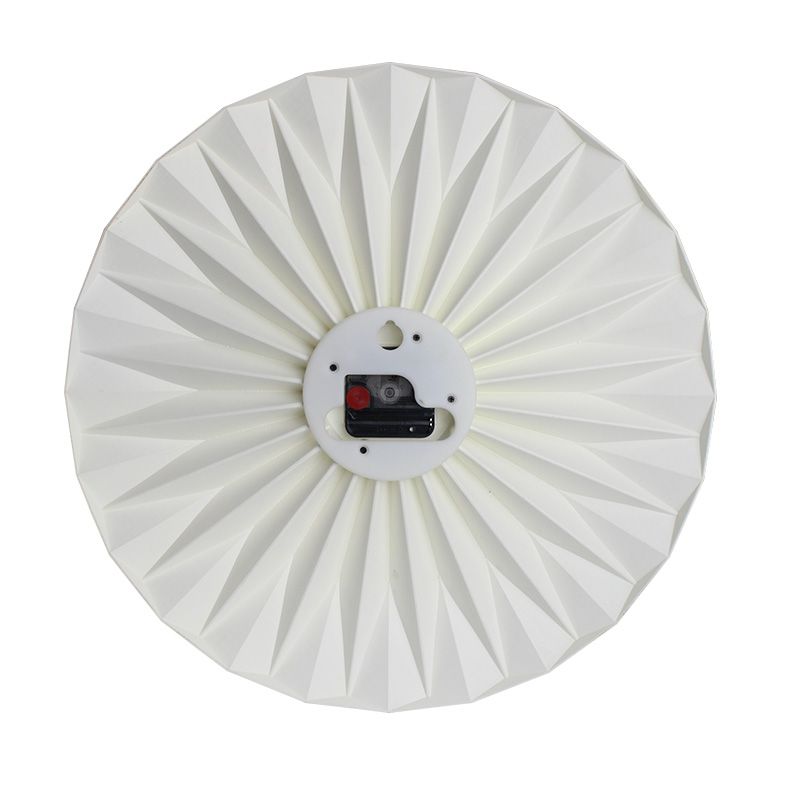 Modern, simple and creative European-style fan-shaped wall clock, home decoration, living room art, wall clock and timepiece details Picture