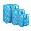 Customized color-coated packaging and storage bags, folding gift packaging bags, non-woven fabric three-dimensional hand-held shopping bags wholesale