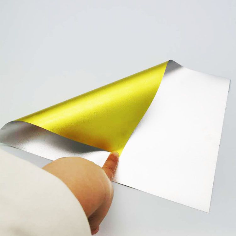 A4 ink - jet printed gold and silver foil sticker Licensing plate medal billboard stickers gold dumb gold gold and silver foil printing paper full figure