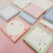 Flowers and horses color note book Note book girl heart note paper can be torn non-stick 100 sheets/copy