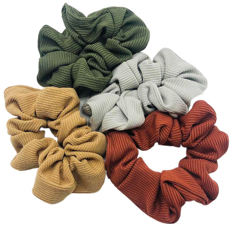 Large hair band Winter warm color hair band hair cord cloth hair band cloth hair cord full figure