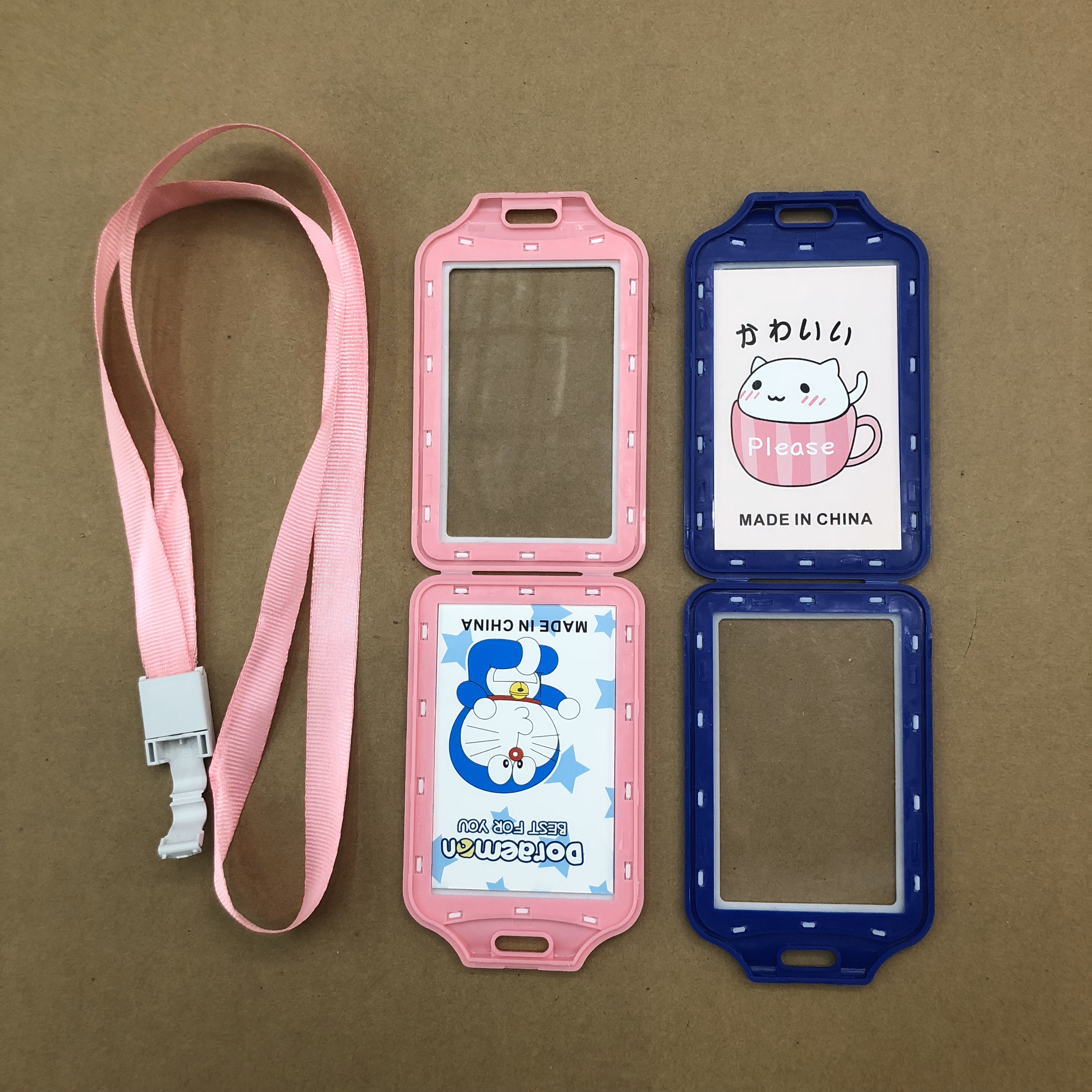 美人尖工作证件卡套学校展会证饭卡公交地铁保护套胸牌挂绳厂牌套详情图13