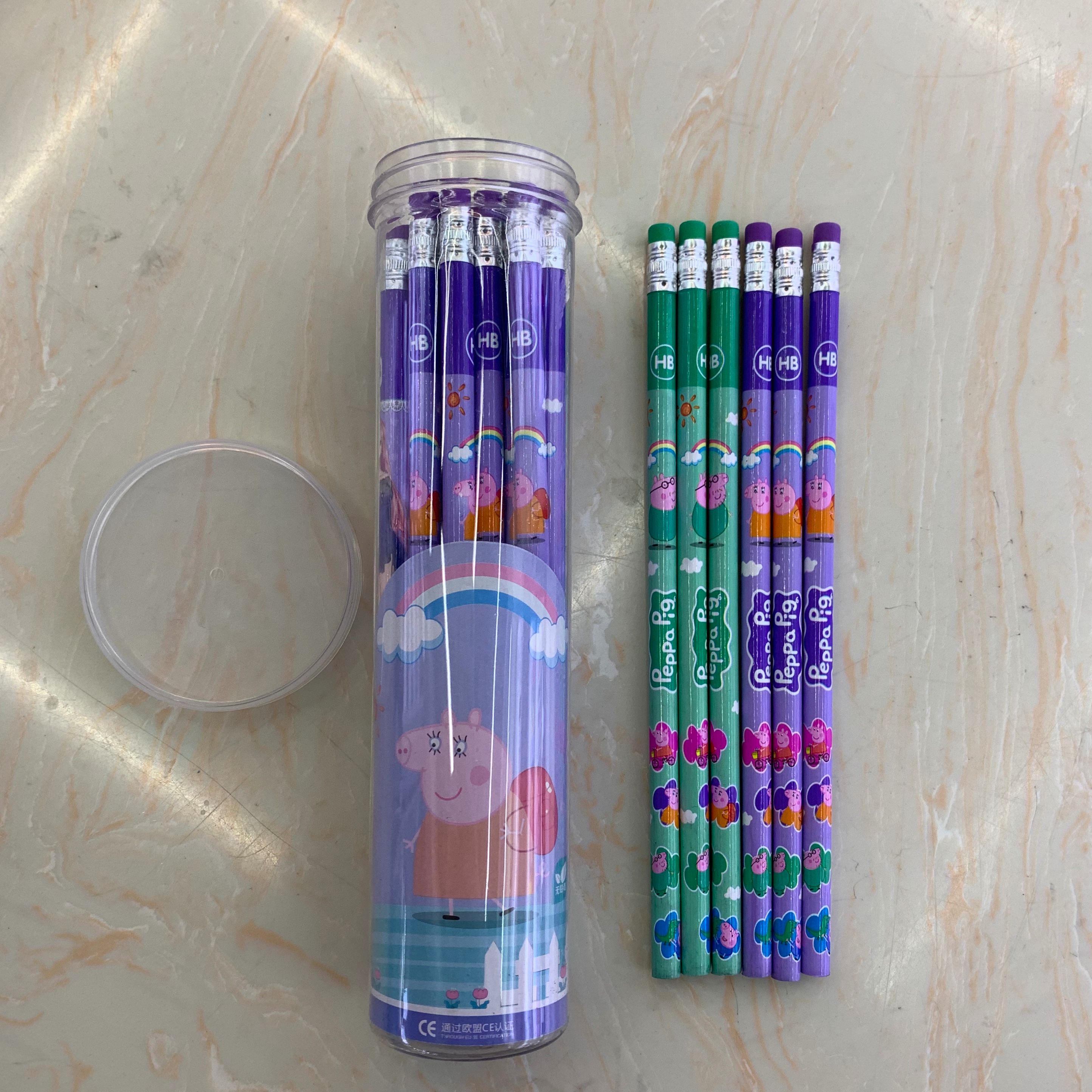 奔贝儿桶装小猪卡通30支/50支