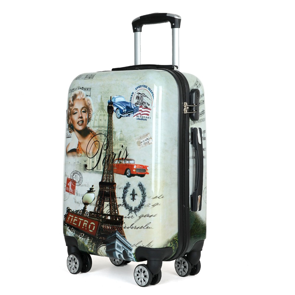 Pc Personality Printed Maple Leaf Pattern Trolley Case 20 