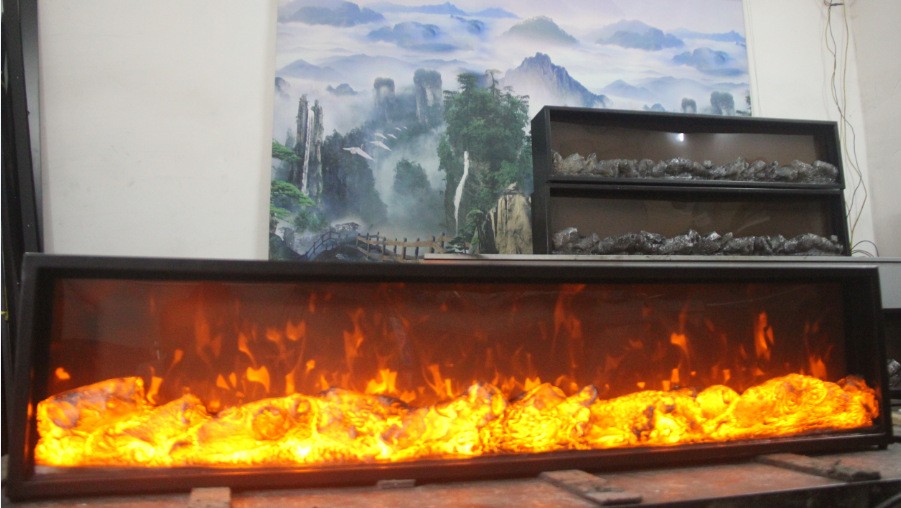 现代装饰壁炉 嵌入式仿真火壁炉芯 现代观赏装饰壁炉芯详情图3
