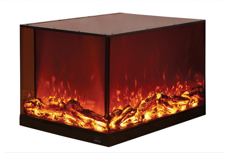 欧式壁炉嵌入式 取暖仿真火焰 LED电壁炉芯 定制壁炉芯详情图1
