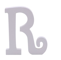 14.5CM 木质字母 装饰工艺品 派对装扮字母R