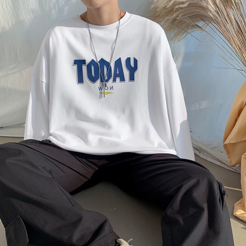 Cartoon text pattern hoodie T-shirt thumbnail