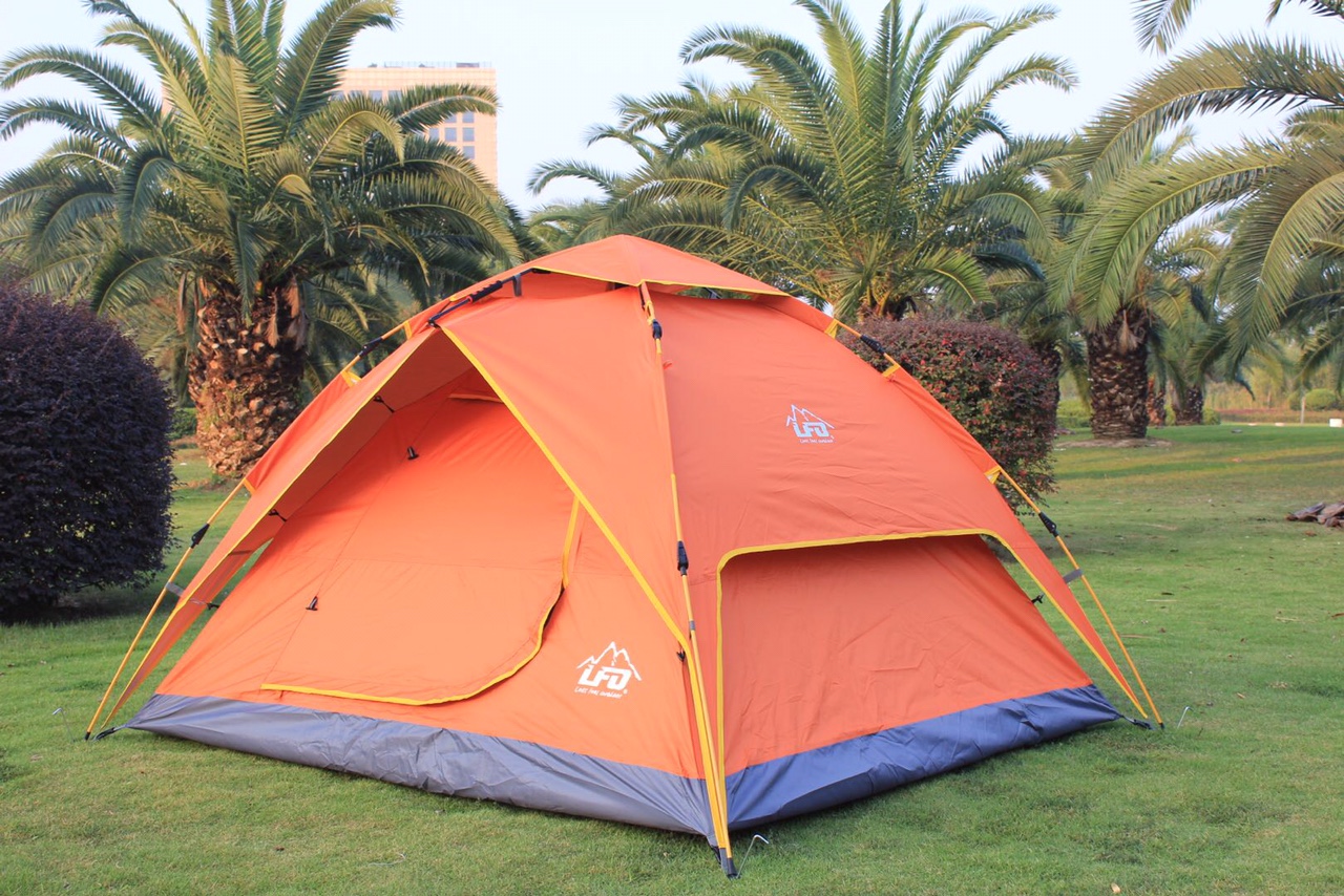 Four-person sun protection automatic tent