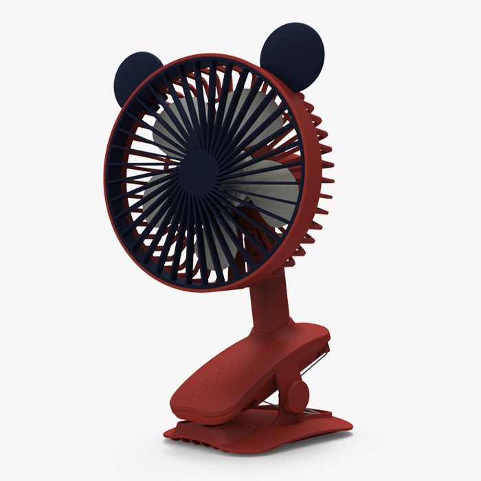 New quiet small fan clip rechargeable air college student dormitory portable USB Item Picture
